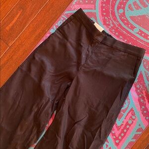 Banana Republic Black Linen Wide-Leg Pants